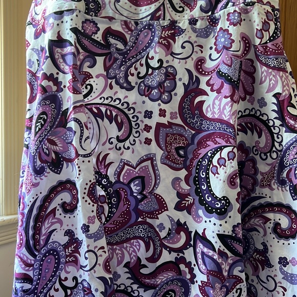 Willi Smith Women’s Purple Paisley Skirt. - Picture 1 of 4